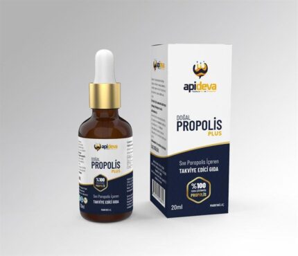 Apideva Propolis Sıvı Ekstresi 20 ml Alkolsüz Helal Sertifikalı