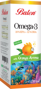 Balen Omega 3 Portakal Aromalı 150 ml