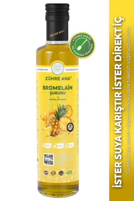 Zühre Ana Bromelain Ananas İçeren Detox Şurubu 250ML