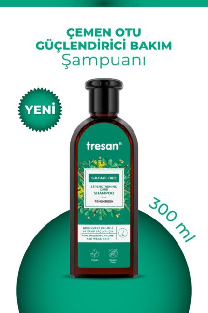 Tresan Çemen Otu Güçlendirici Sülfatsız Şampuanı 300 ml