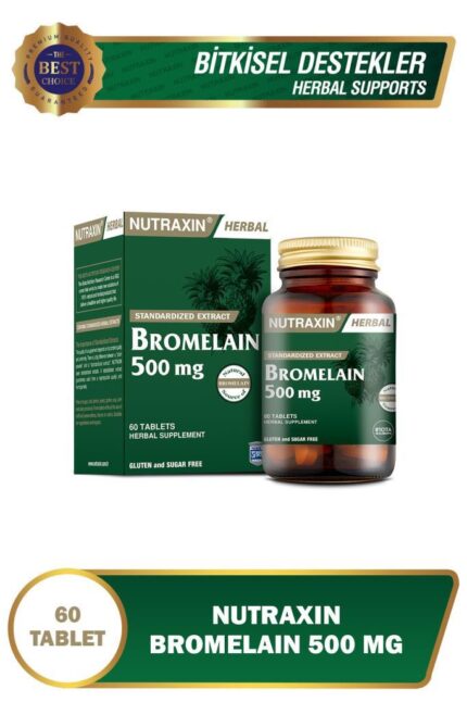 Nutraxin Bromelain 500 mg 60 Tablet