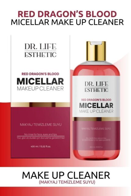 Dr. Lıfe Esthetic Red Dragon’s Blood Micellar Gözenek Sıkılaştırıcı Makyaj Temizleme Suyu 400ml