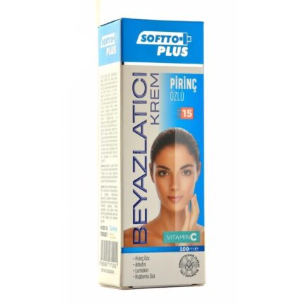 Softto Plus Pirinç Özlü Beyazlatıcı Krem 100 ml