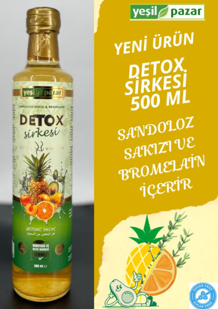 Yeşil Pazar Detoks Sirkesi 500 ML