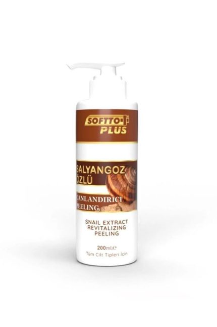 Softto Plus Salyangoz Özlü Bitkisel Peeling 200 Ml