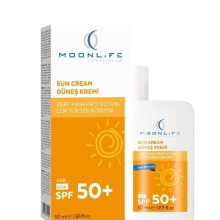 Moonlife Çok Yüksek Koruma SPF50+Yüz Güneş Kremi 50 ml