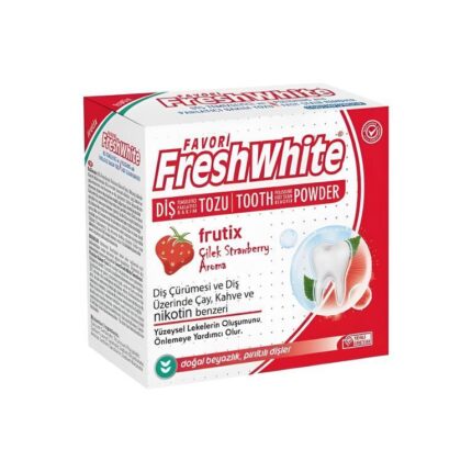 Fresh White Diş PAstası Tozu 50g Çilek