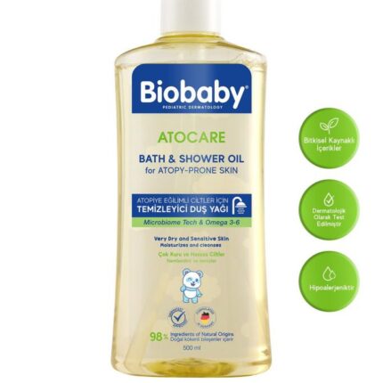 Biobaby Atocare Temizleyici Duş Yağı 500 ml