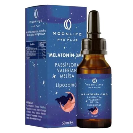 Moonlife Melatonin Passiflora Melisa Valerian Lipozomal Damla 3mg 50ml