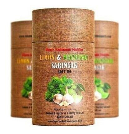 Nurs Lokman Limon Maydanoz Sarımsak 60 Softjel Kapsül