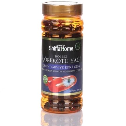 Shiffa Home Çörekotu Yağı Softjel 1000 mg 100 Softjel Kapsül