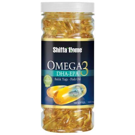Shiffa Home Omega 3 Balık Yağı DHA EPA 1000 mg 100 Softjel Kapsül