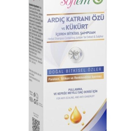 Softem Ardıç Katranı Özü Kükürt İçeren Bitkisel Şampuan 300 ml