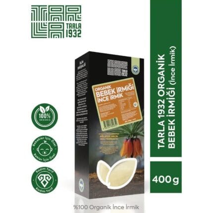 Tarla 1932 Organik İnce İrmik Bebek İrmiği 400 Gr