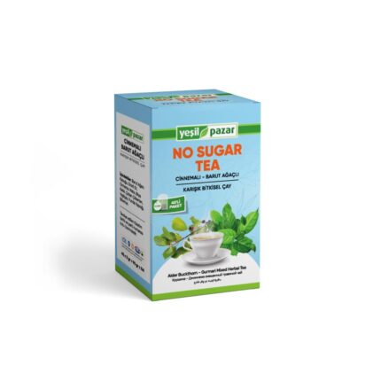 Yeşil Pazar Cinnemalı Barut Ağaçlı No Sugar Tea 45 Poşet Çay