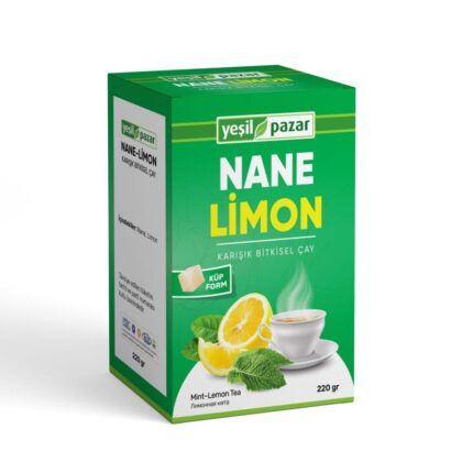 Yeşil Pazar Nane Limon Küp Çay 220 Gr