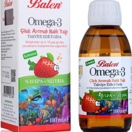 Balen Omega 3 Çilek Aromalı 100 ml