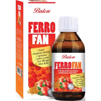 Balen Ferrofan Demir Çinko Şurup 150 ml