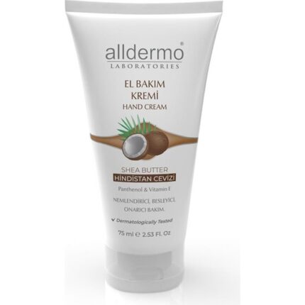 Alldermo El Bakım Kremi Shea Butter - Hindistan Cevizi 75 ml