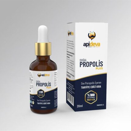 Apideva Propolis Sıvı Ekstresi 20 ml Alkolsüz Helal Sertifikalı