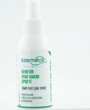 Cosmecit Kenevir Ayak Bakım Spreyi 125 Ml