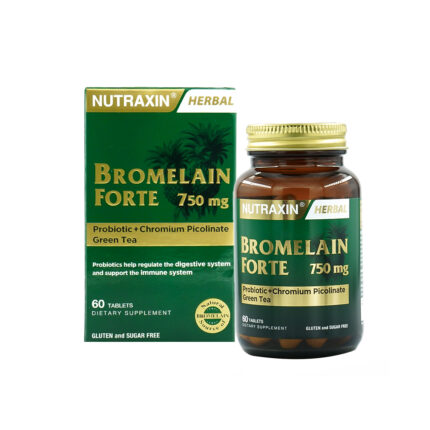 Nutraxin Bromelain Forte 60 Tablet 750 Mg
