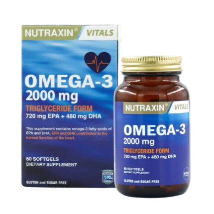 Nutraxin Omega 3 2000 Mg 60 Kapsül