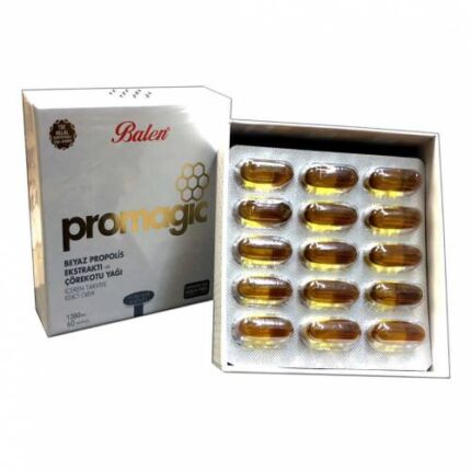 Balen Promagic Beyaz Propolis Çörekotu Yağı 1380 mg 60 kapsül