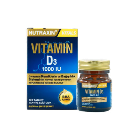 Nutraxin D3 Vitamin 25 Mcg 1000 IU 120 Tablet