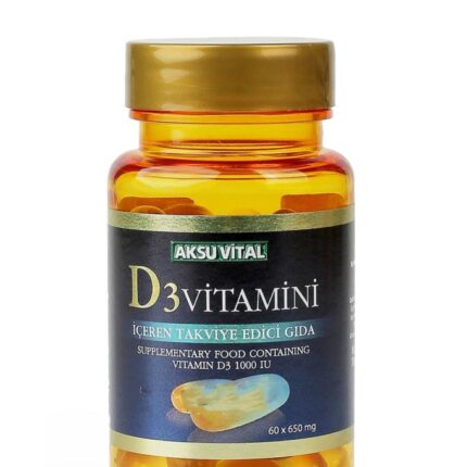 Aksu Vital Vitamin D3 60 Softgels