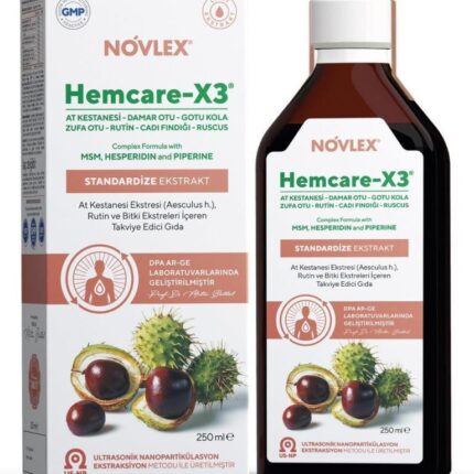 Novlex Hemcare-X3 At Kestanesi Rutin ve Bitki Ekstreleri 250 Ml