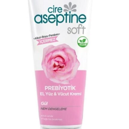 Cire Aseptine Soft Gül Prebiyotik Nemlendirici Bakım Kremi 75 ml