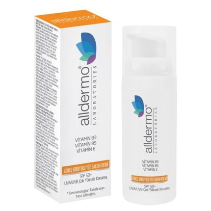 Alldermo Güneş Koruyucu Yüz Bakım Kremi SPF 50+ 50 ml