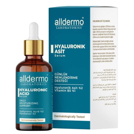 Alldermo Hyaluronik Asit Günlük Nemlendirici Serum 30 ml