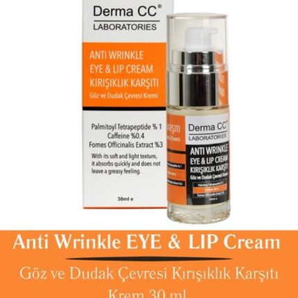 Derma CC Göz ve Dudak Çevresi Kırışıklık Karşıtı Kremi 30 ml