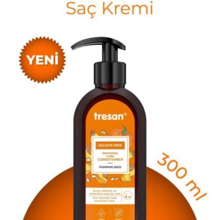 Tresan Bal Kabağı Çekirdeği Onarıcı Sülfatsız Saç Bakım Kremi 300 ml