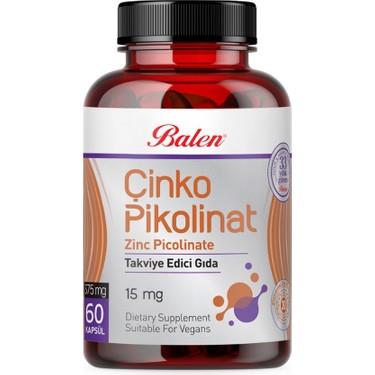 Balen Çinko Pikolinat 375 Mg 60 Kapsül