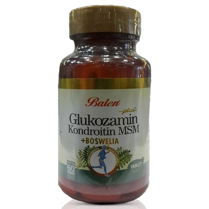 Balen Glukozamin Kondroitin Msm Boswelia 1200 mg 60 tablet