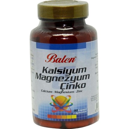 Balen Kalsiyum Magnezyum Çinko 709 mg 90 kapsül