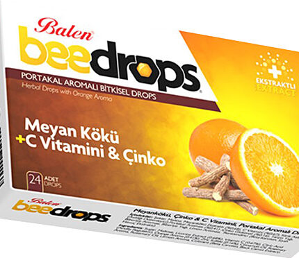 Balen Meyankökü Çinko C Vit. Portakal Aromalı Drops 24 adet
