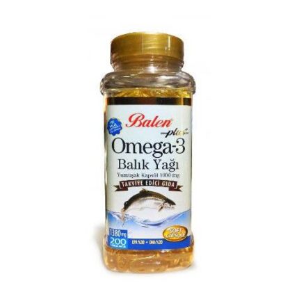 Balen Omega 3 Balık Yağı 1380 mg 200 Softjel kapsül