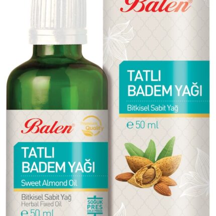 Balen Tatlı Badem Yağı 50 ml Soğuk Pres