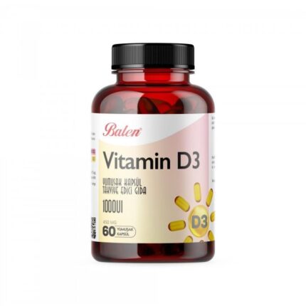 Balen Vitamin D3 450 Mg 60 Kapsül
