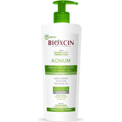 Bioxcin Acnium Sebum Dengeleyici Yüz Yıkama Jeli 500 ml