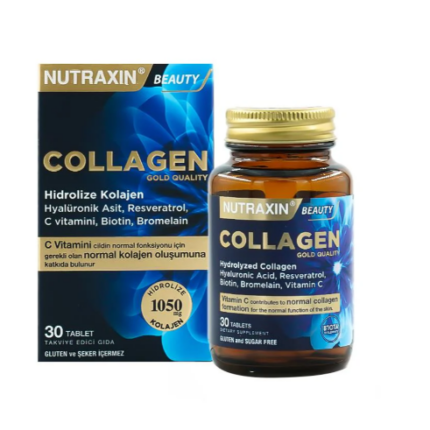 Nutraxin Collagen Hidrolize Kolajen 30 Tablet