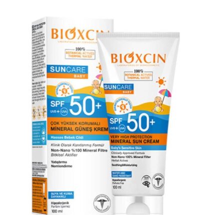 Bioxcin Hassas Ciltler Yüksek Korumalı Mineral Güneş Kremi Bebek 50 SPF 100 ml