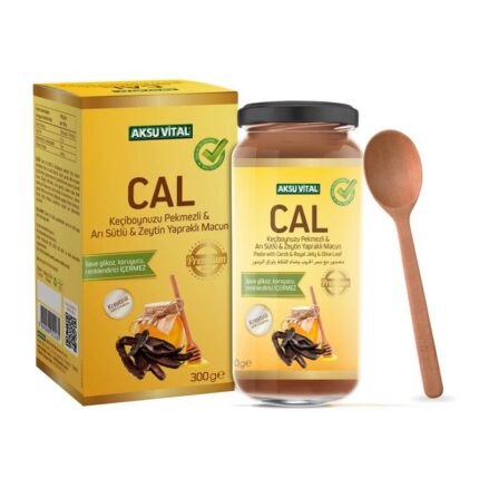 Aksuvital CAL Macunu Keçiboynuzu Pekmezi Arı Sütü 300gr