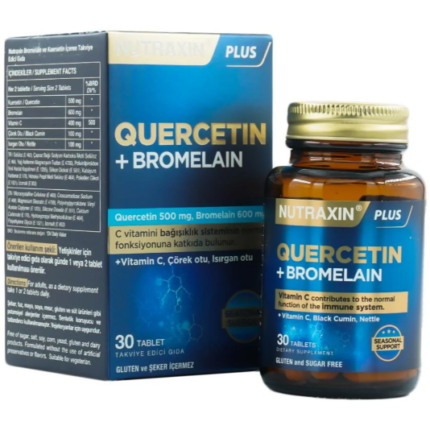 Nutraxin Quercetin + Bromelain 30 Tablet