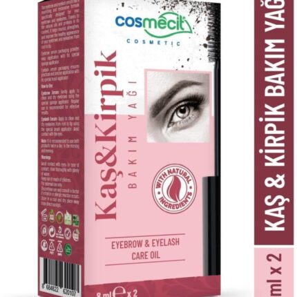Cosmecit Kaş Kirpik Bakım Yağı 8 Ml x 2