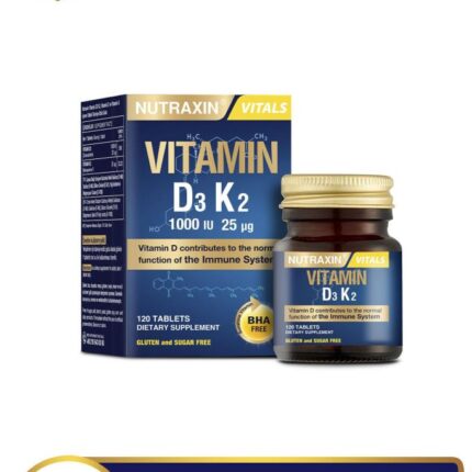 Nutraxin D3K2 1000 IU120 Tablet